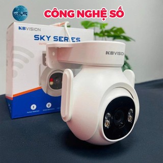 Camera wifi quay quét ngoài trời 5.0MP - Chuẩn chống nước IP66 - KX-S5BW Chính Hãng BH 2 Năm