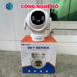 Camera wifi quay quét ngoài trời 5.0MP - Chuẩn chống nước IP66 - KX-S5BW Chính Hãng BH 2 Năm