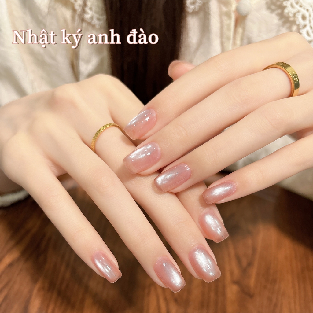 XEIJAYI 10ml - Sơn móng tay dạng gel mắt mèo màu hồng mới, thời trang và đa năng, thích hợp sử dụng trong salon.