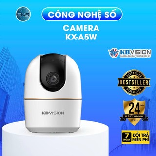 Camera Wifi  A5W 3K 5MP KBVISION - Xoay 360 Độ - Đàm Thoại 2 Chiều - Kết nối nhanh bằng Bluetooth - BH 2 Năm