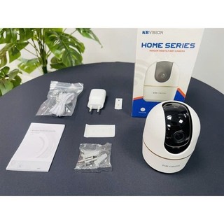 Camera Wifi  A5W 3K 5MP KBVISION - Xoay 360 Độ - Đàm Thoại 2 Chiều - Kết nối nhanh bằng Bluetooth - BH 2 Năm