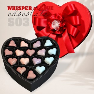 Socola Hộp Quà Antcholat Whisper of Love S03 16 Trái Tim Pastel đắng dịu tan mượt Quà Tặng cao cấp