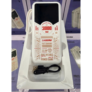 Sạc Dự Phòng Kozmo KM03 - Chuẩn 3C Quốc Tế, 30.000mAh, Dung Lượng Thật, Sạc 3-4 Lần Cho IP 14Promax