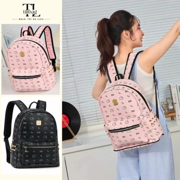 Balo hello kitty, balo da đựng laptop, balo đi học, balo nữ hàn quốc, cặp da nữ đi chơi phong cách trẻ trung (BL012)