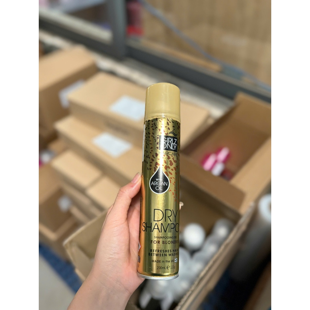 Dầu gội khô giúp giảm dầu Girlz Only For Blondes 200ml