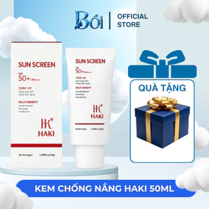 Kem Chống Nắng HAKI SPF50+ PA+++ 30ml Nâng Tone Nhẹ Cho Da Mặt