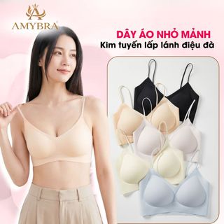 Áo Ngực Nữ Su Đúc Cao Cấp Tàng Hình Không Lộ Viền – Áo Lót Nữ Đệm Mỏng Không Gọng Mềm Mại AMYBRA A01
