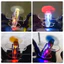 Mergelane Máy bay mini LED phát sáng, nhiều màu sắc, trang trí mũ bảo hiểm xe hơi.