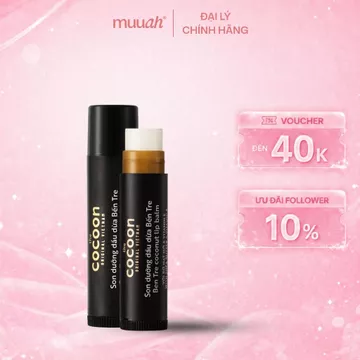 Son dưỡng Dầu Dừa Bến Tre bảo vệ và chống khô môi - Cocoon 5g