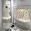 SET ĐẦM DẠ CỔ TRÒN ĐÍNH NƠ PHỐI QUẦN SHORT, SET ĐỒ NỮ TIỂU THƯ THANH LỊCH | MEOINDAHOUSE