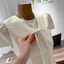 SET ĐẦM DẠ CỔ TRÒN ĐÍNH NƠ PHỐI QUẦN SHORT, SET ĐỒ NỮ TIỂU THƯ THANH LỊCH | MEOINDAHOUSE