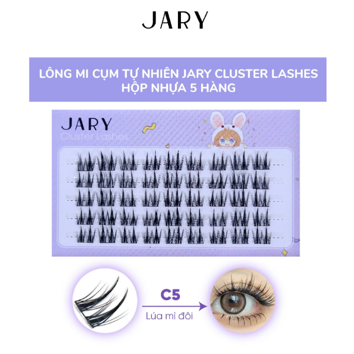 Lông mi cụm tự nhiên Jary Cluster Lashes