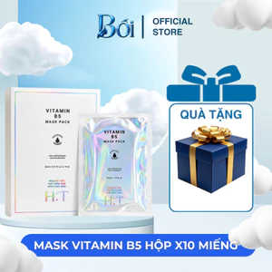 Mặt Nạ Vitamin B5 Mask Pack Hàn Quốc 10 Miếng, Dưỡng Ẩm Làm Dịu Da, Hỗ Trợ Phục Hồi Da Khô Nhạy Cảm