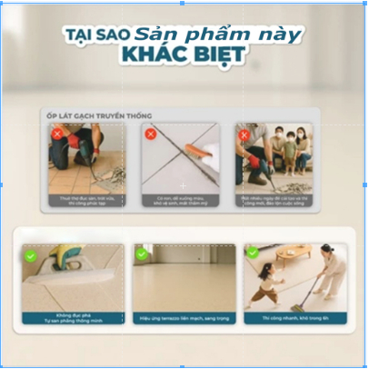 [10Kg ~ 7.5m²]  Sơn sàn tự san phẳng cát màu Epoxy/ cải tạo sàn không đục phá, chống thấm, không bụi, bền đẹp