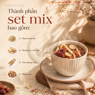 Trà Tứ Bảo Nguyên Khí Giảm Tiết Mồ Hôi, Trà Tứ Thần Bổ Khí, Bổ Phổi, Giảm Ho, Phục Hồi Sức Khoẻ