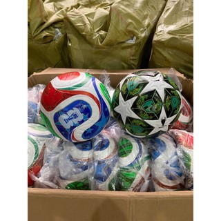 Quả bóng đá đúc WC 2026 Size 4, 5 banh bóng đá đúc C1 mẫu mới nhất tặng lưới, Bóng đá động lực 3.05 Động Lực Cơ bắp