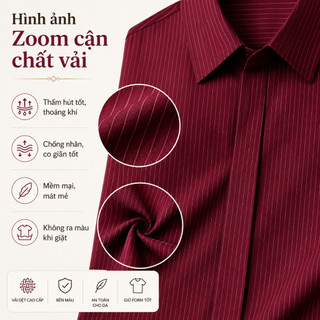 Áo Sơ Mi Tay Ngắn Giấu Cúc Nam Form Gọn Gàng Trẻ Trung Dễ Kết Hợp Trang Phục SM89