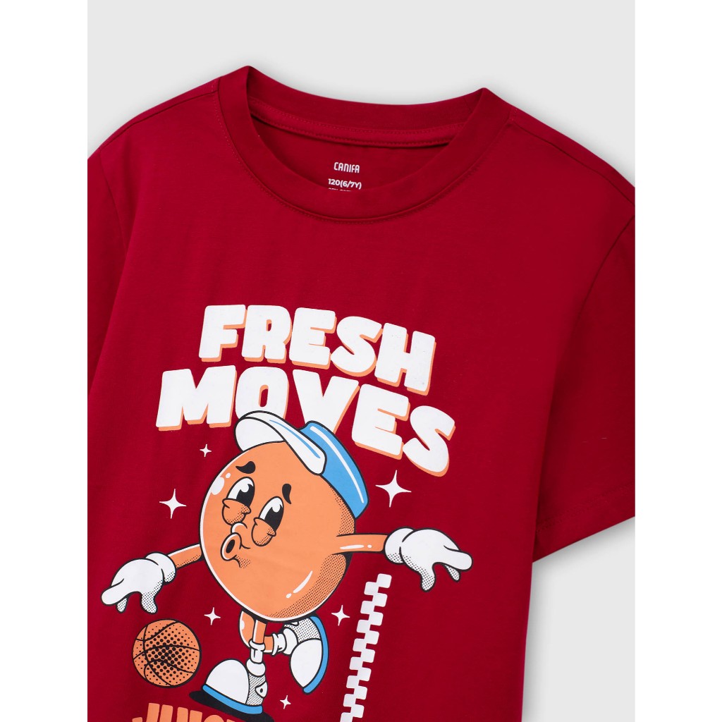 Áo phông unisex trẻ em CANIFA 3TS26S013