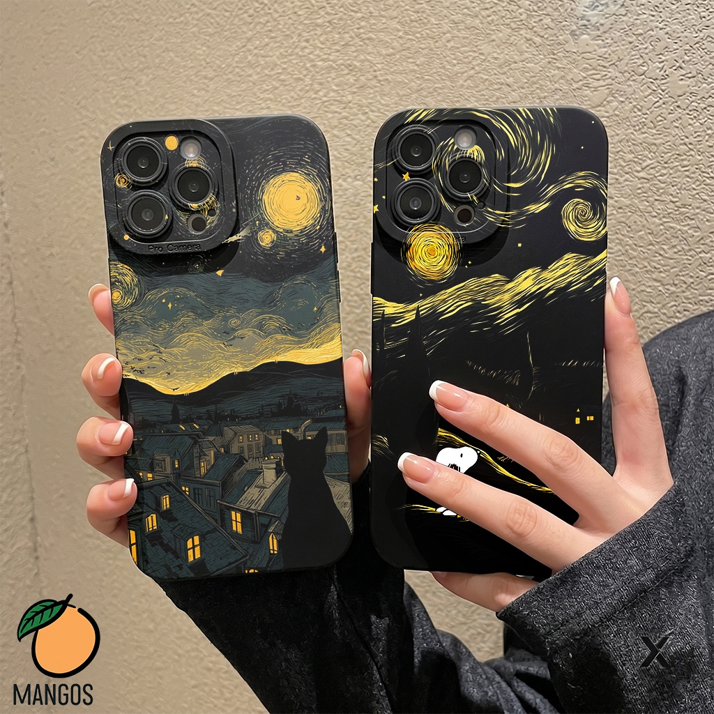 Ốp lưng case Đêm Sao 6 7 8 X XR XsM 11 12 13 14 15 16 17 Plus ProM MangoOvil TPU006