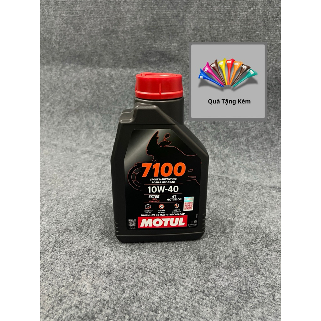 Dầu nhớt Motul 7100 chuyên xe máy 4T 10W-40 1 Lít ( Chính Hãng Motul )