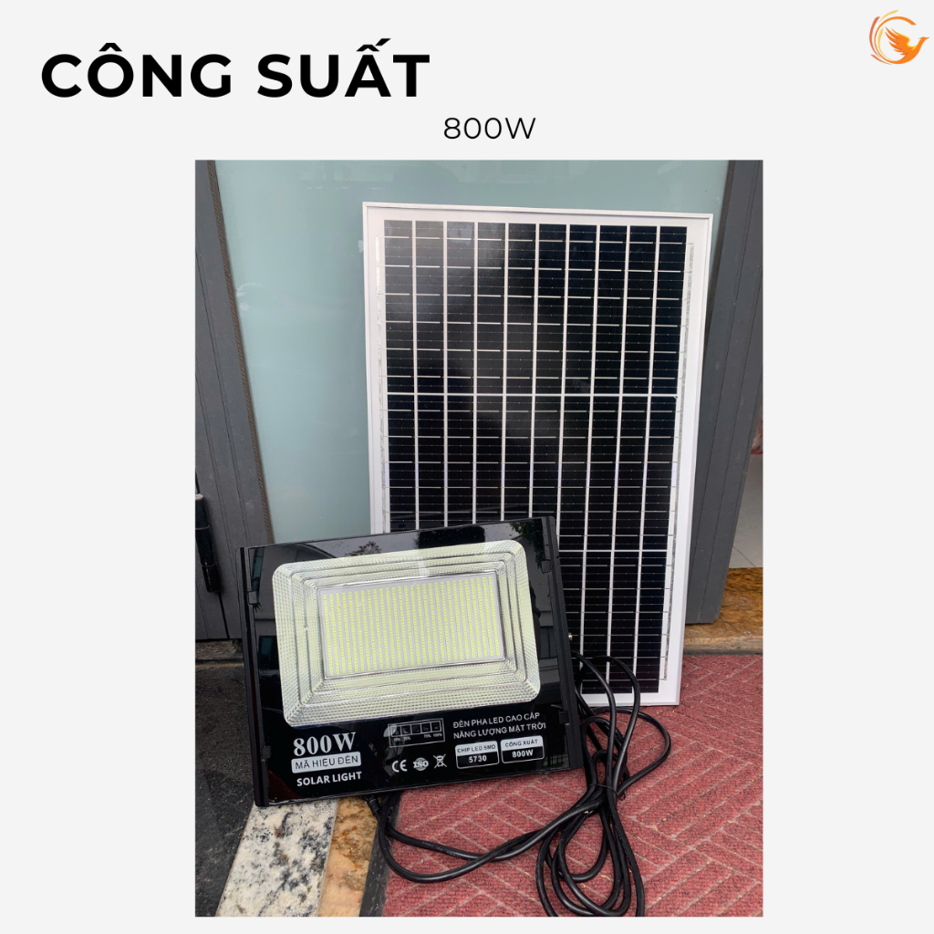 [TẶNG TRANH/ĐÈN PHA] Đèn Đường Năng Lượng Mặt Trời Rời Thể 800W| Đèn LED NLMT Cảm Biến Tự Động | Chống Nước Ngoài Trời