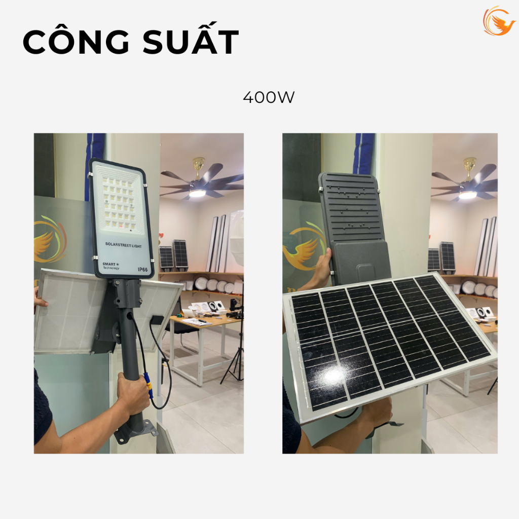 [TẶNG TRANH/ĐÈN PHA] Đèn Đường Năng Lượng Mặt Trời Rời Thể 800W| Đèn LED NLMT Cảm Biến Tự Động | Chống Nước Ngoài Trời