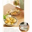 Size 22cm size 18cm Khay Inox 304 Kèm Vỉ Lưới Lọc Dầu Bền Bỉ, Dùng Chiên Và Hấp