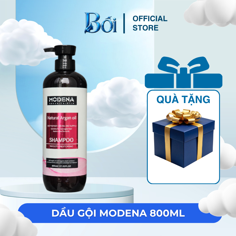 Cặp Dầu Gội Xả MODENA 800ml x2, Hương Thơm Dễ Chịu, Giúp Tóc Mềm Mượt, Dễ Chải, Combo Chăm Sóc Tóc
