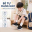 Giày thể thao bé trai bé gái UITA đế nhẹ êm chân, giày trẻ em chạy bộ đi học quai dán tiện lợi đi học D4SD