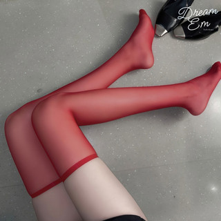 [Dream Em] Tất Lưới Trơn Màu Viền Đùi Basic Cosplay Chất Siêu Dai