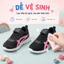 Giày Chạy Bộ Cho Trẻ Em UITA SHOES Thoáng Khí, Giày Thể Thao Bé Gái Đế Mềm Thoải Mái Vận Động D3MHD