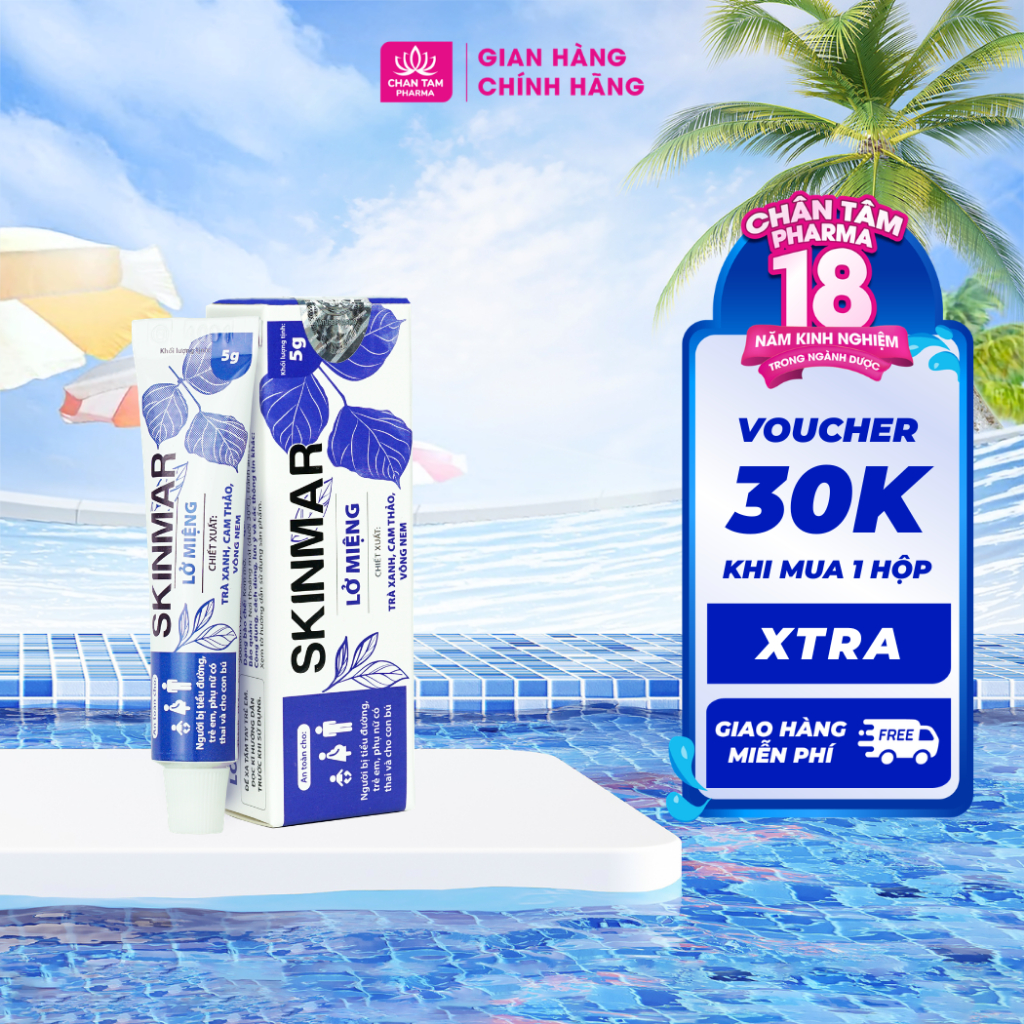 [Chính Hãng] Kem Bôi Lở Miệng Skinmar Tuýp 5g | Shopee Việt Nam