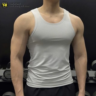 ComBo 4 Áo Thun Ba Lỗ Nam,Áo Tập Gym, Chất Vải Thun Lạnh Mềm, Mịn, Thoáng Mát . Áo Trơn