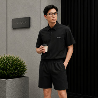 Bộ Sơ Mi Nam Cộc Tay Vải Kaki Mềm Mát Form Chuẩn Trẻ Trung Dễ Phối Đồ BHN94