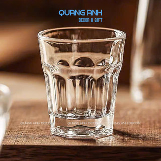 Bộ 6 ly thuỷ tinh CHỊU NHIỆT - CHỊU lỰC cao cấp cho nhà hàng quán cà phê, nước chờ, đa năng, KTV, CHIVAS