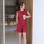 Bộ quần áo nữ GUNO áo Tanktop ba lỗ vải cotton thơm mát năng động 26BG53