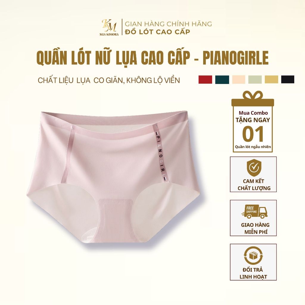 Quần lót nữ đúc su Piano Girl cao cấp  – Co giãn mềm mại, không lộ viền