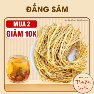 Đẳng sâm 500g, đảng sâm khô, sợi to, vàng, pha trà, sắc nước, tốt cho sức khỏe - Thuốc bắc lãn ông