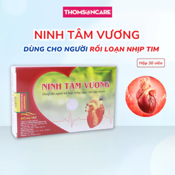 Ninh Tâm vương - Hỗ trợ ổn định nhịp tim từ thảo dược, tốt cho tim mạch Hộp 30 viên