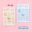 Bộ 5/10 Vở Kẻ Ngang Happy Day Classmate 72/120/200 Trang Bìa Chống Nước, Tập Học Sinh, Vở Ghi Chép Cho Cấp 2, Cấp 3
