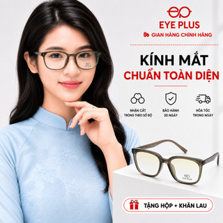 Kính Mát Thời Trang Eye Plus 28010 Gọng Kính Nhựa Nguyên Chất, Mắt Kính Chống Lóa Polaroid và UV400