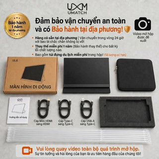 Màn hình di động 15.6 Inch FHD 100%sRGB Type-C/HDMI màn hình phụ laptop màn hình máy tính