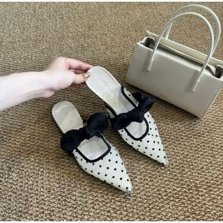 Giày Sục Nữ Đế Bệt Xinh Xắn Chất Lưới Thoáng Mát Mùa Hè H026