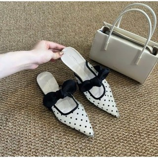Giày Sục Nữ Đế Bệt Xinh Xắn Chất Lưới Thoáng Mát Mùa Hè H026