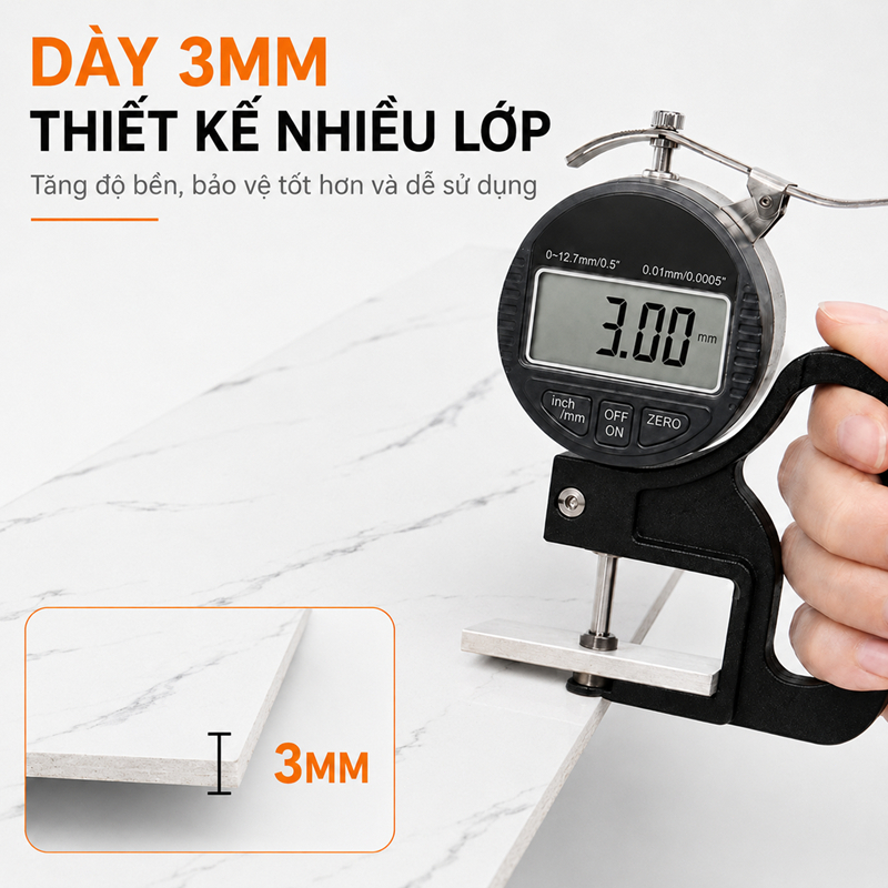 Tấm Dán Tường Vân Đá Cẩm Thạch Giấy Khổ Lớn 244x120cm Dày 2.3mm Tự Dính Chống Nước Trang Trí Phòng Khách Bếp