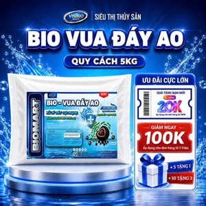 Bio Vua Đáy Ao BIOMART Gói 5Kg Vi Sinh Xử Lý Đáy Ao Phân Hủy Mùn Bã Hữu Cơ Phục Hồi Nền Đáy Ao