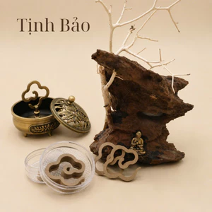 Trầm Hương Vân Mây Cao Cấp - Hộp Nhỏ 5 Miếng Trầm Vân Mây