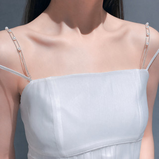 Dây Áo Ngực Đính Đá, Ngọc Trai Thời Trang, Dây Áo Bra Trang Trí Áo 2 Dây, Áo Quây, Chống Trơn Trượt, Dễ Điều Chỉnh
