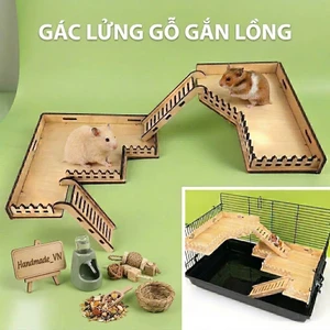 Gác Lửng Hamster Bằng Gỗ Giá Rẻ