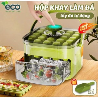 khay đựng làm đá có 2 tầng  nhà ai cũng cần làm để tủ lạnh